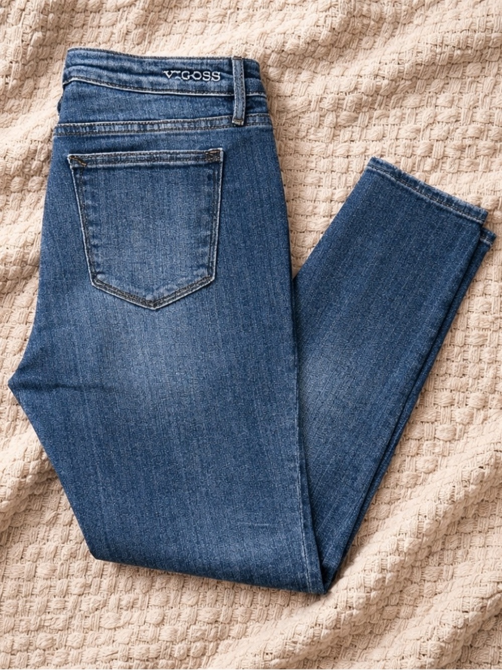 Vigoss Light Blue Straight Leg Jeans - Picture 3 of 6